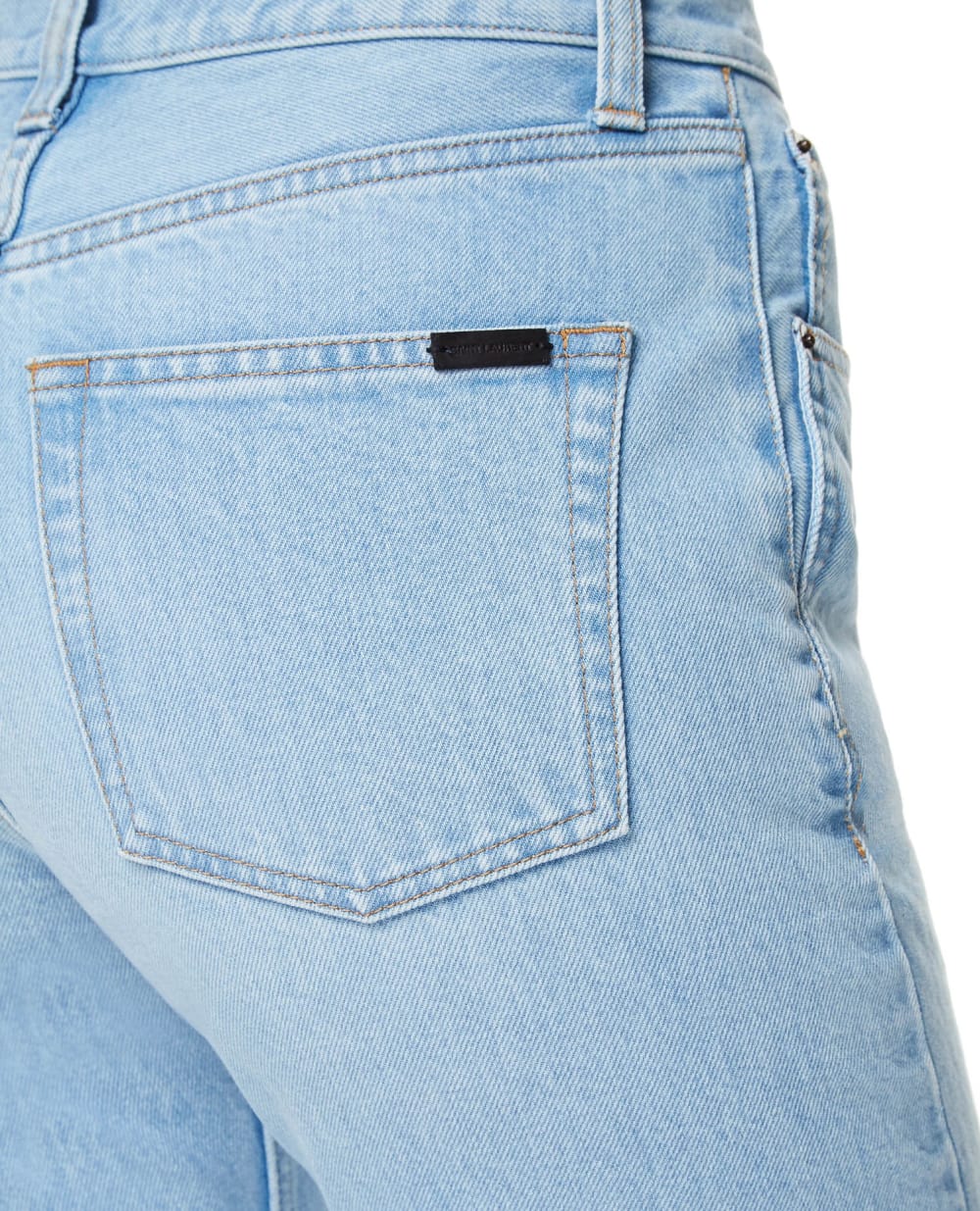 Джинсы Saint Laurent 648437-Y35AB, голубой цвет • Купить в интернет-магазине Kameron