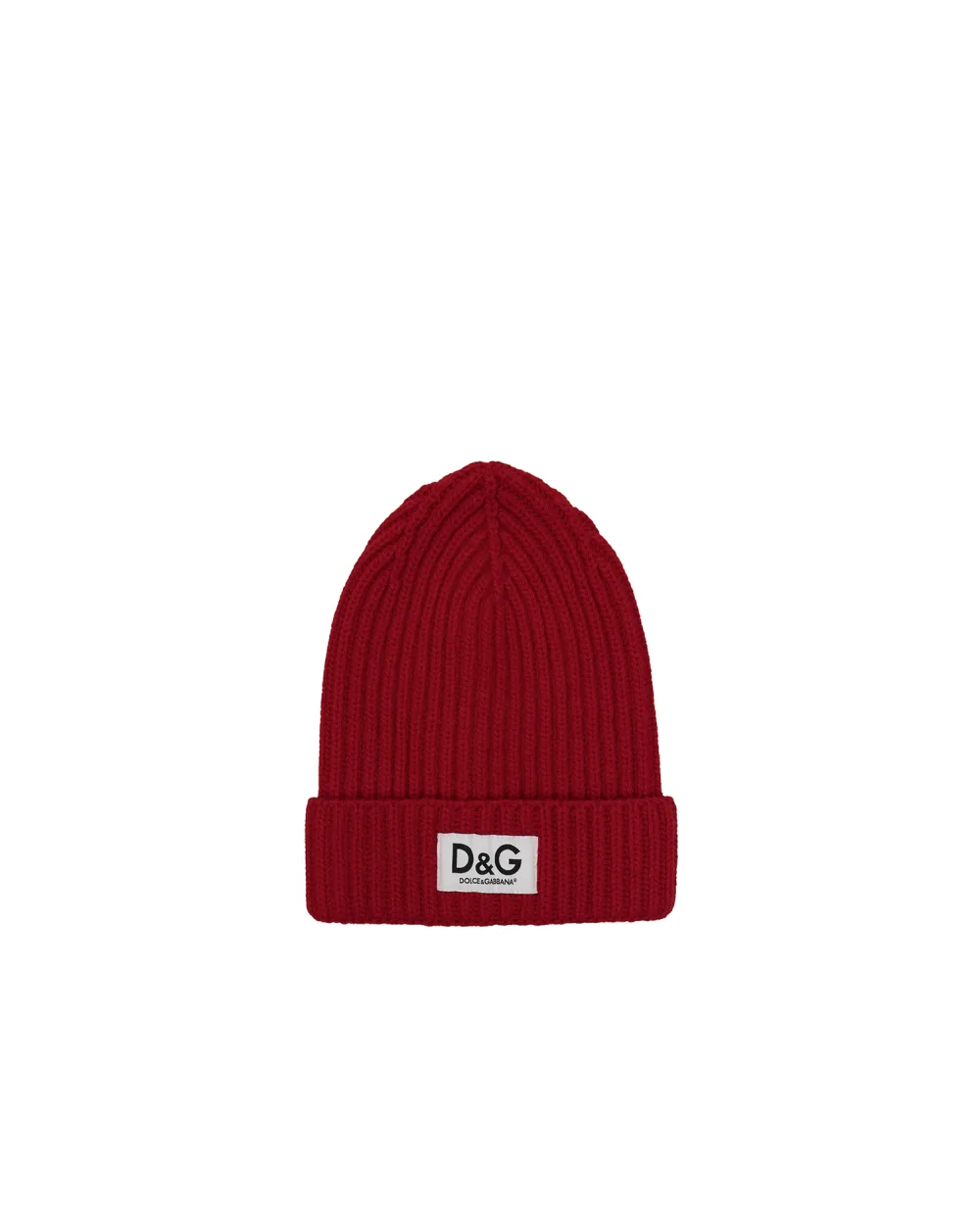 Детская шерстяная шапка Dolce&Gabbana Kids LBKH69-JBVJ1, красный цвет • Купить в интернет-магазине Kameron