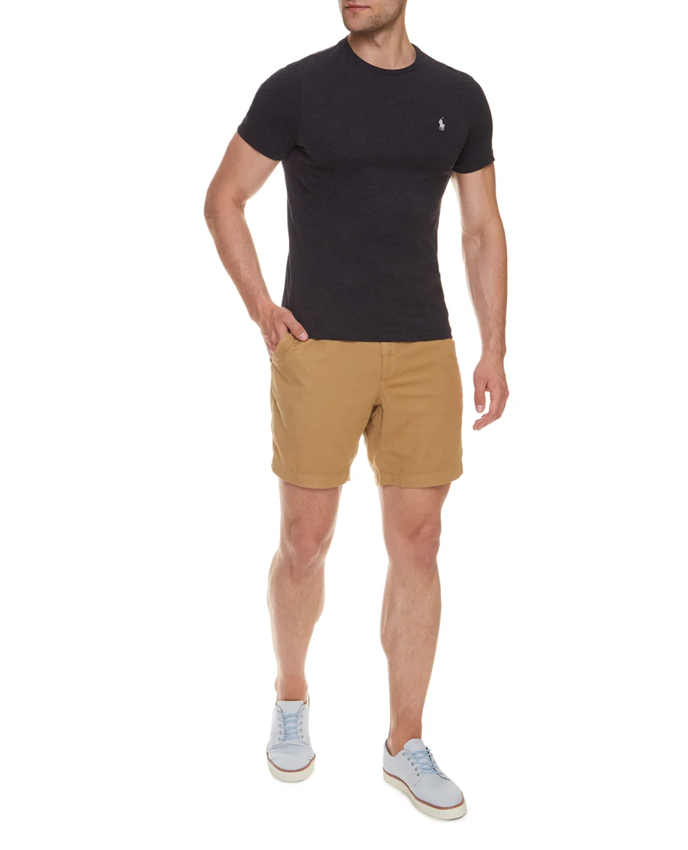 Футболка Polo Ralph Lauren 710671438164, черный цвет • Купить в интернет-магазине Kameron