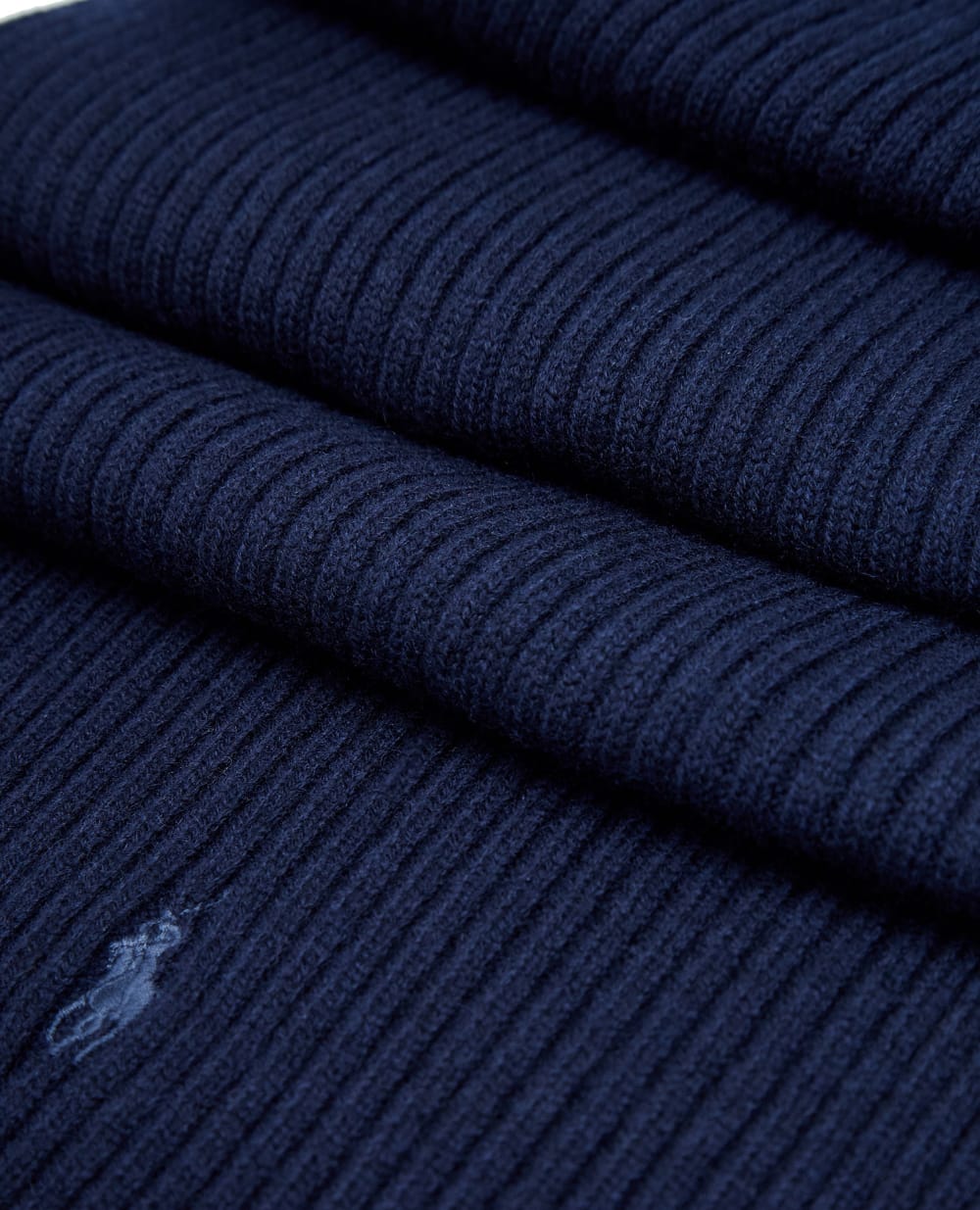 Шерстяной шарф Polo Ralph Lauren 710814066001, синий цвет • Купить в интернет-магазине Kameron