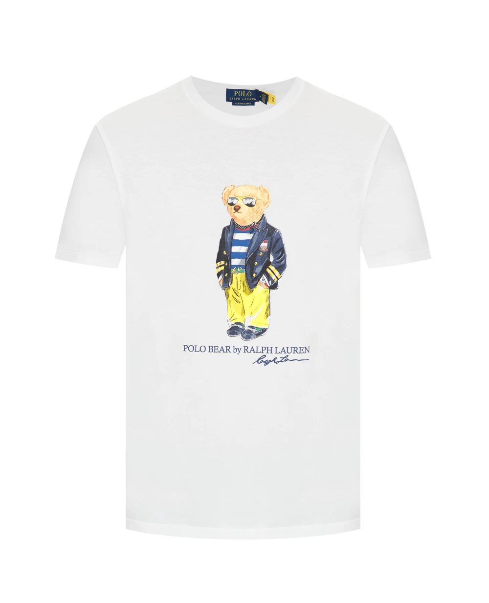 Футболка Polo Ralph Lauren 710837306002, белый цвет • Купить в интернет-магазине Kameron