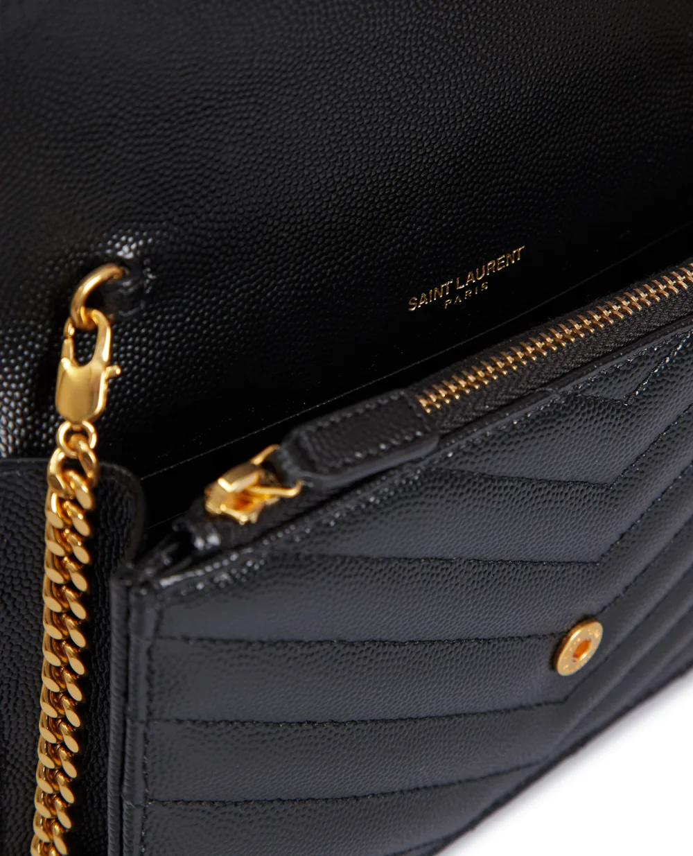 Сумка-клатч Cassandre Saint Laurent 695108-BOW01, черный цвет • Купить в интернет-магазине Kameron