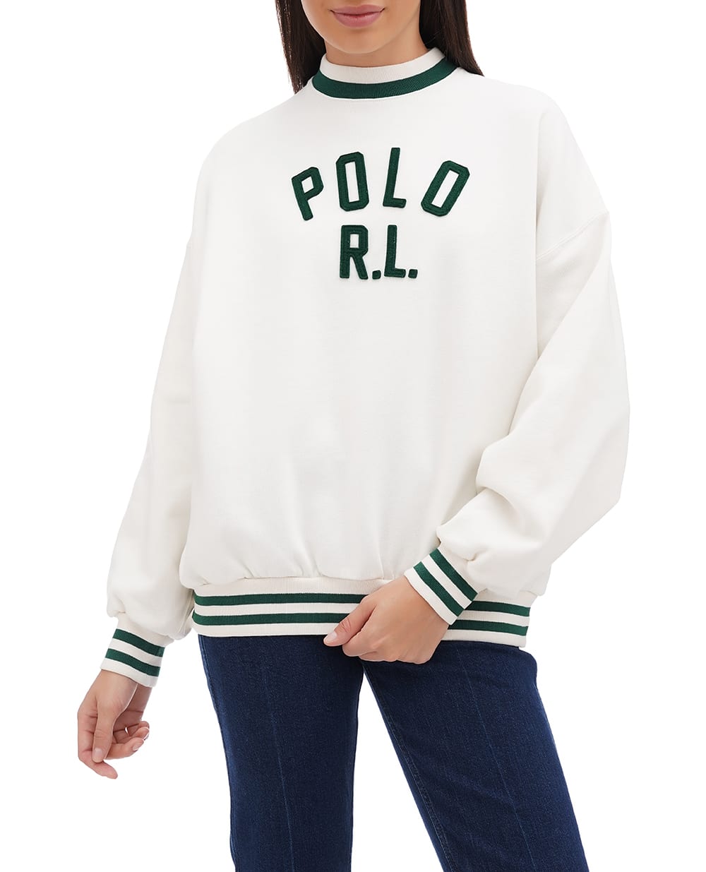 Свитшот (костюм) Polo Ralph Lauren 211941211001, белый цвет • Купить в интернет-магазине Kameron