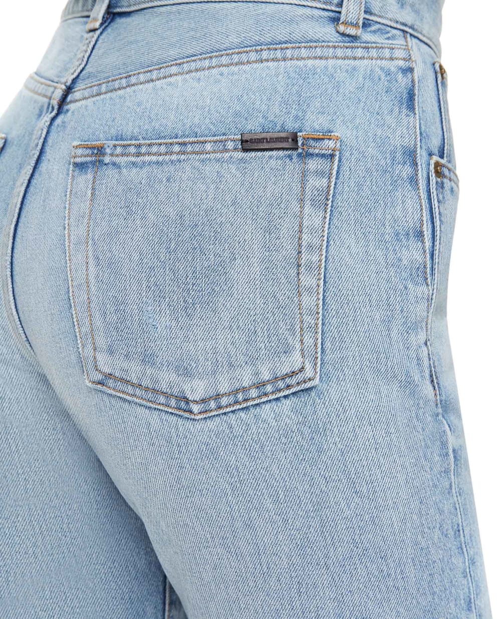 Джинсы Saint Laurent 648437-Y372Y, голубой цвет • Купить в интернет-магазине Kameron
