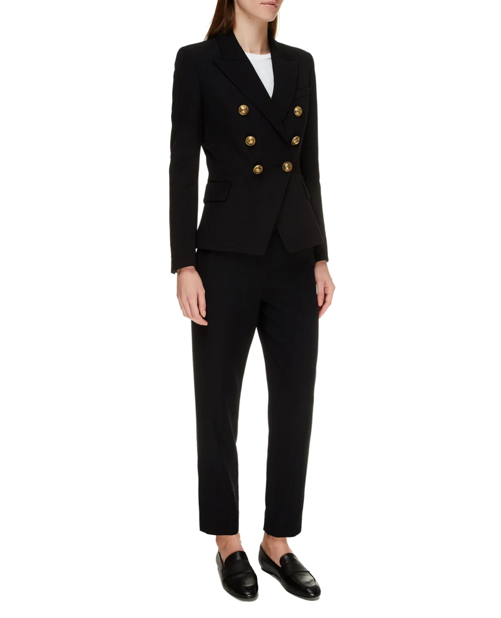 Вовняний жакет Balmain UF17110167L, чорний колір • Купити в інтернет-магазині Kameron
