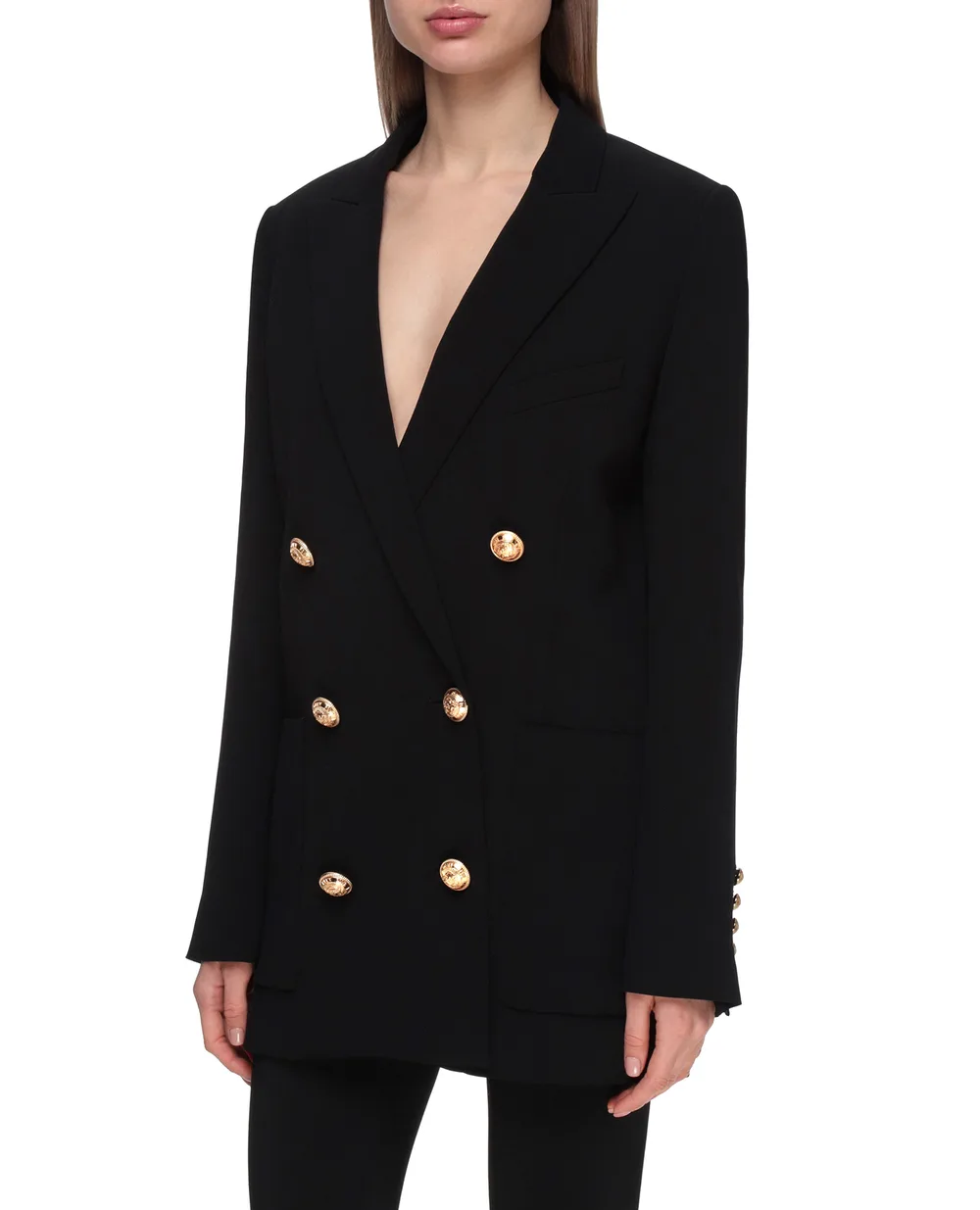 Блейзер Balmain VF17318V089, черный цвет • Купить в интернет-магазине Kameron