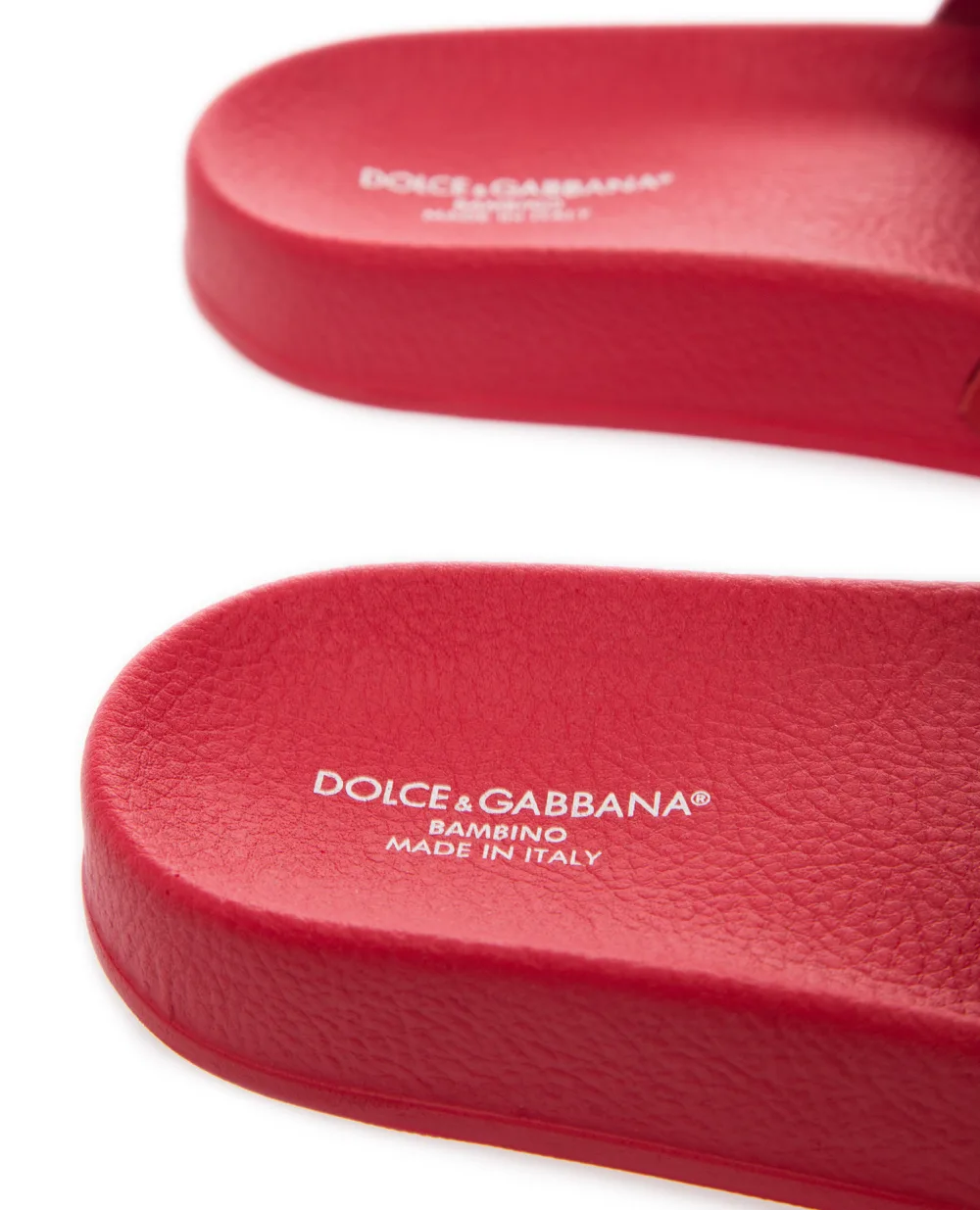 Слайдеры Dolce&Gabbana Kids DD0318-AX389-L, красный цвет • Купить в интернет-магазине Kameron
