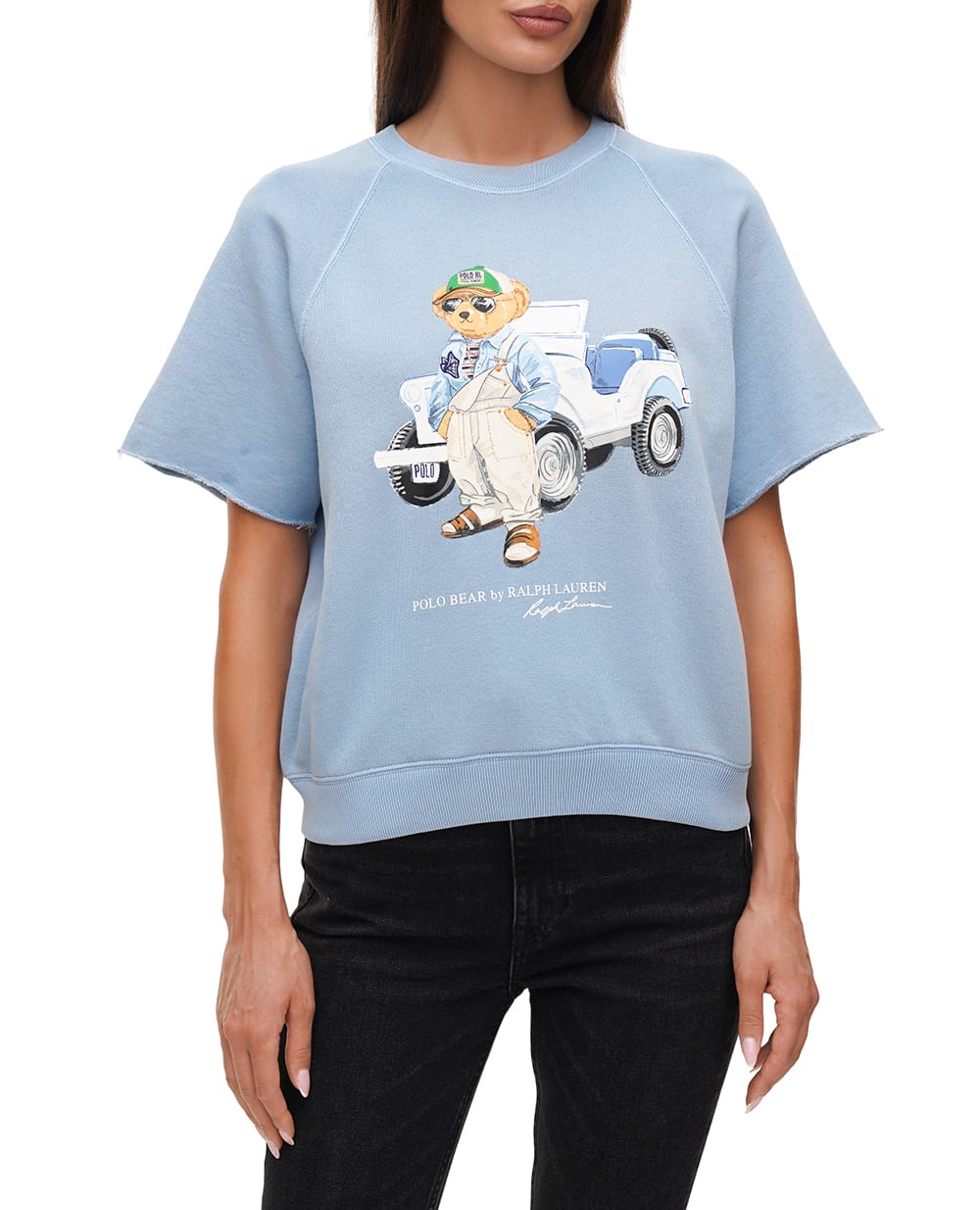 Свитшот Polo Bear Polo Ralph Lauren 211935597001, голубой цвет • Купить в интернет-магазине Kameron