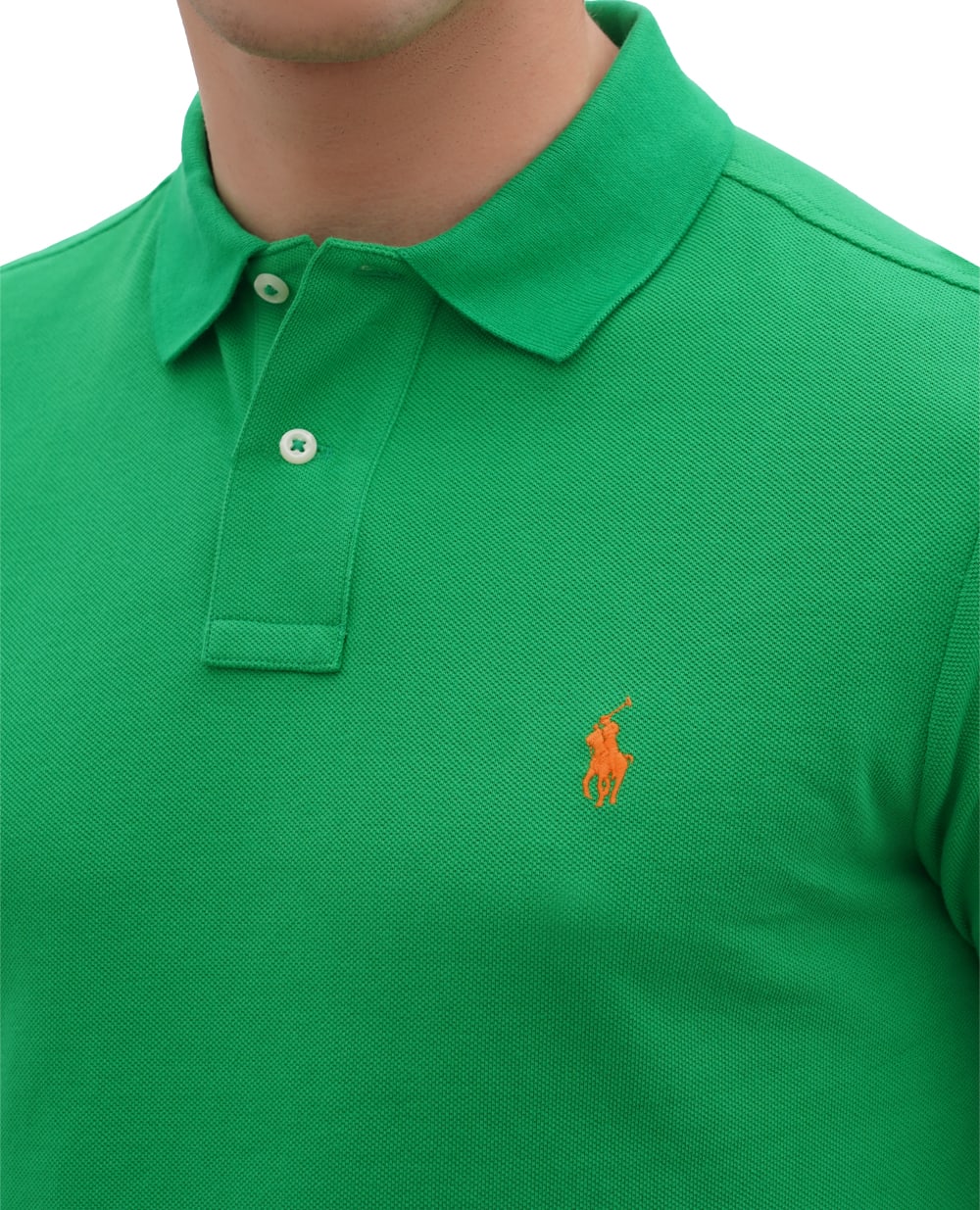 Поло Mesh Polo Ralph Lauren 710680784348, зеленый цвет • Купить в интернет-магазине Kameron