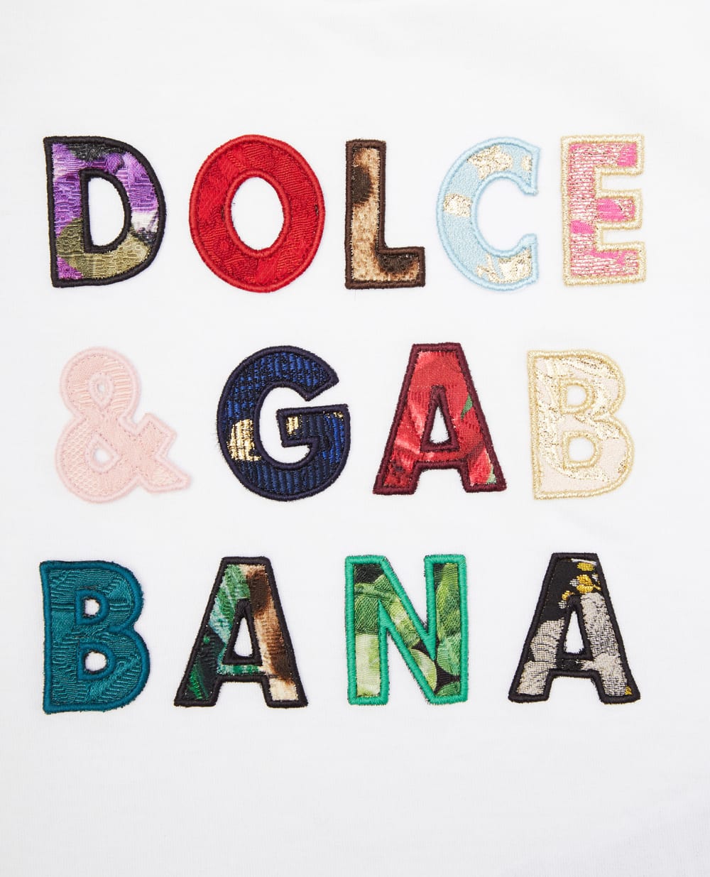 Детская футболка Dolce&Gabbana Kids L2JTFF-G7YPJ, белый цвет • Купить в интернет-магазине Kameron