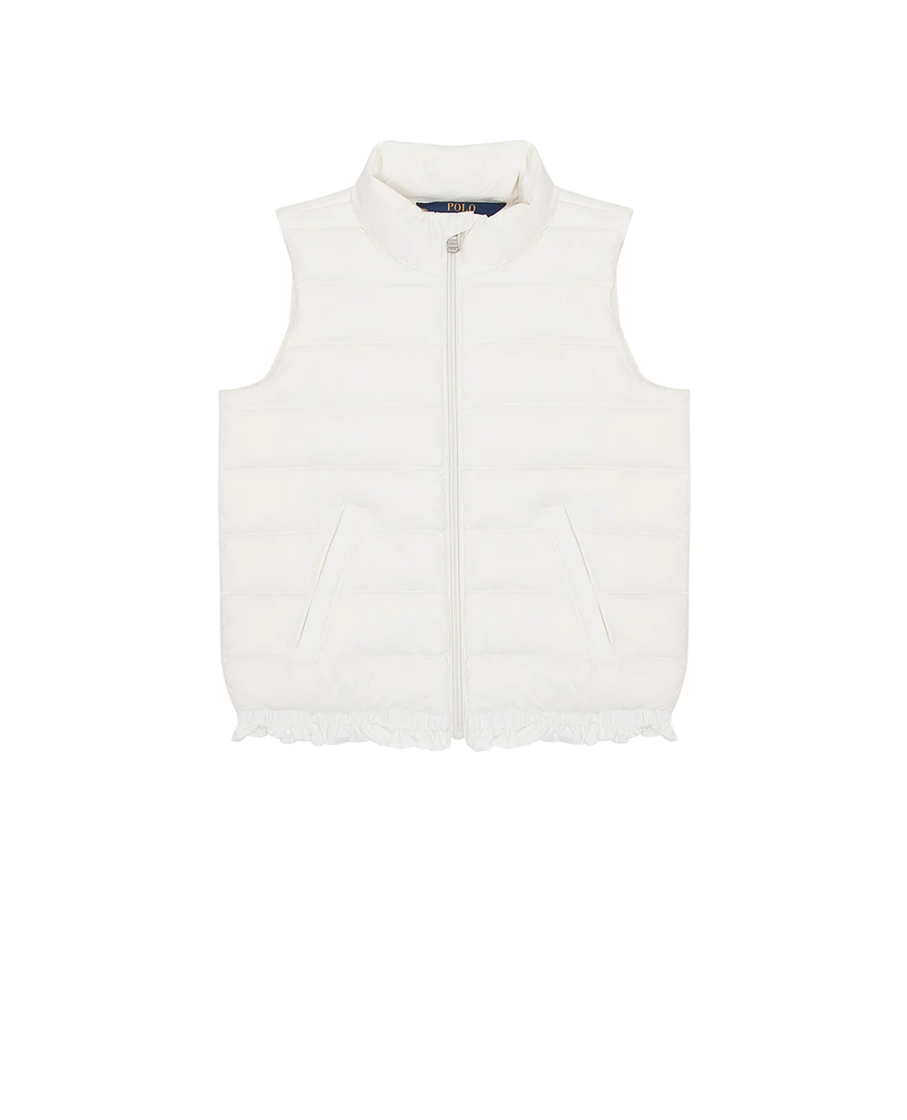 Пуховой жилет Polo Ralph Lauren Kids 311738501004, белый цвет • Купить в интернет-магазине Kameron