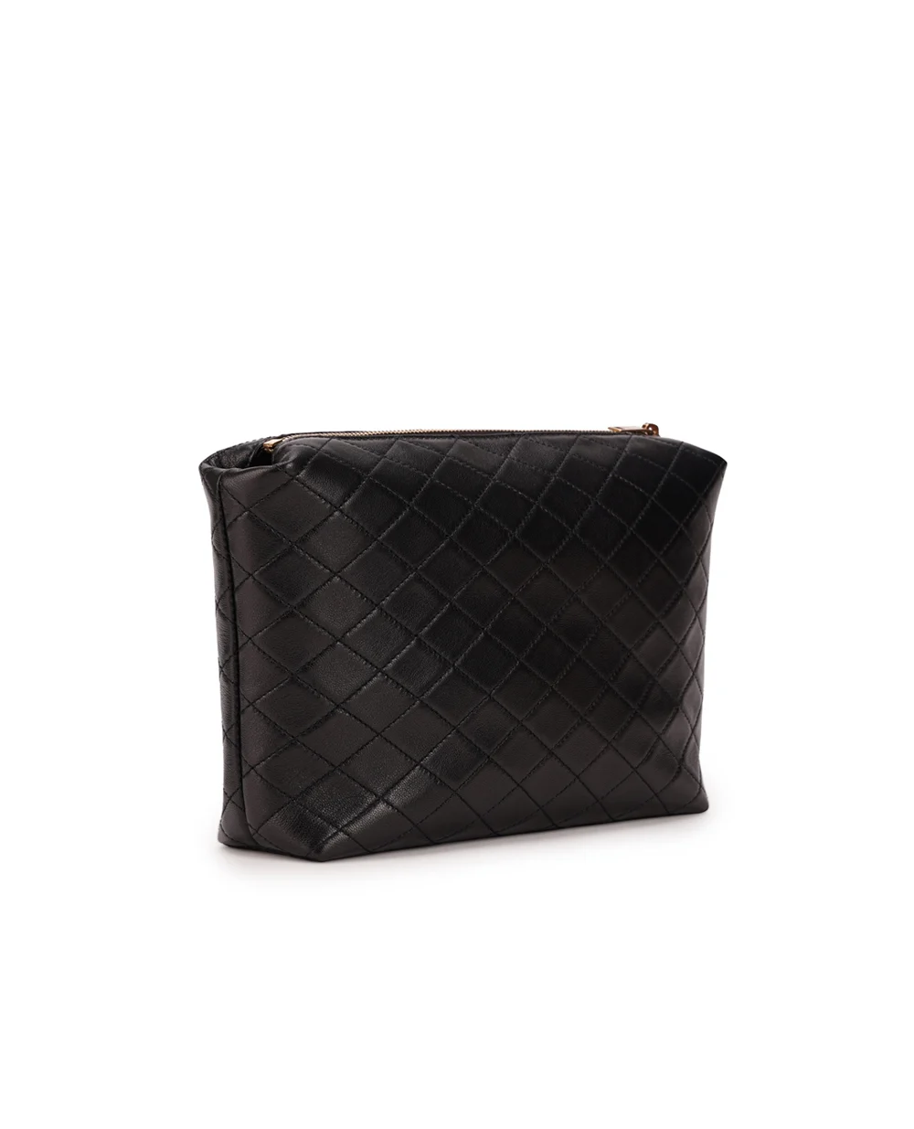 Кожаная косметичка Saint Laurent 733955-1EL07, черный цвет • Купить в интернет-магазине Kameron