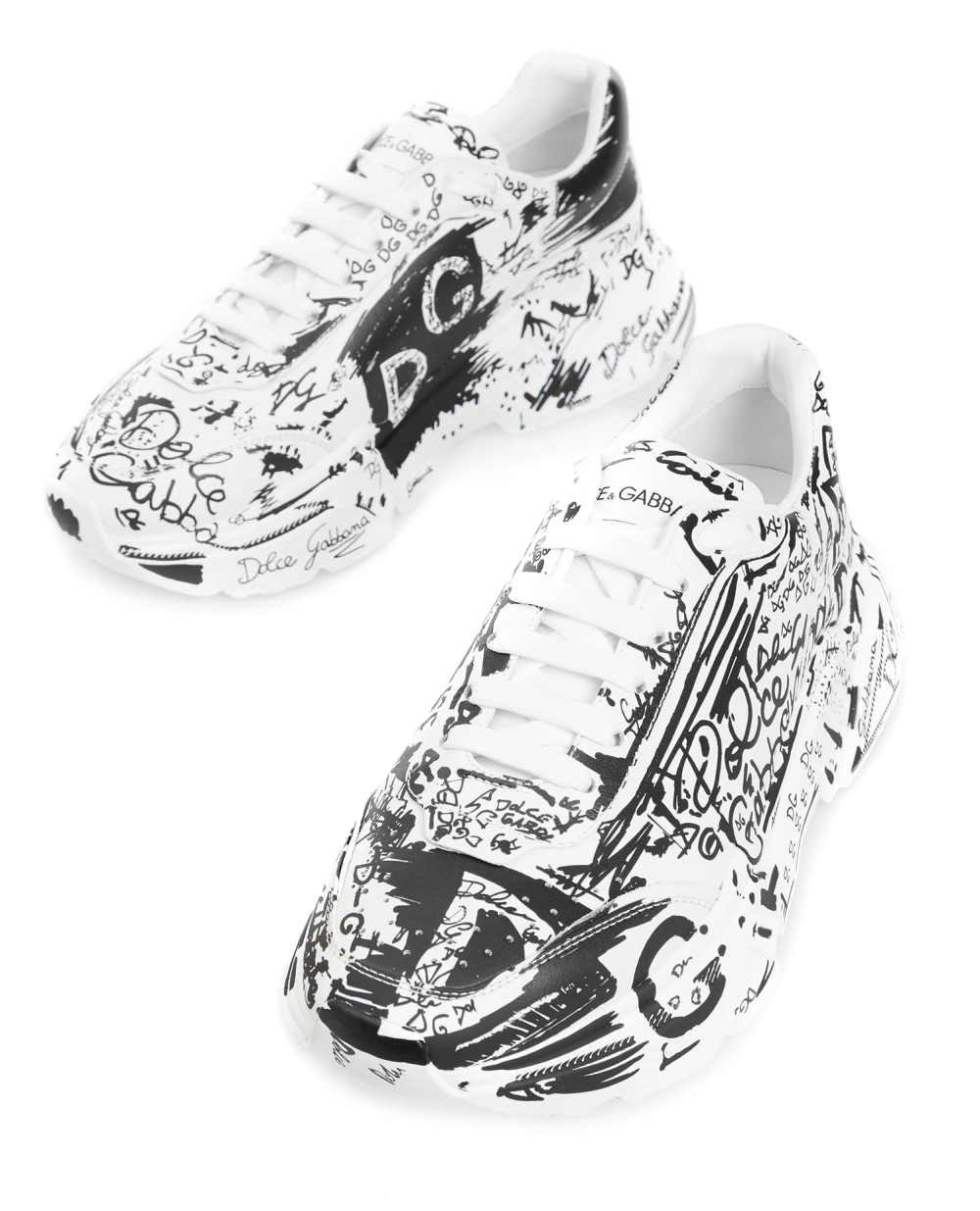Кожаные кроссовки Daymaster Dolce&Gabbana CS1791-AO773, разноцветный цвет • Купить в интернет-магазине Kameron