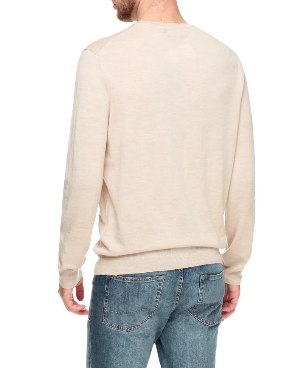 Шерстяной джемпер Polo Ralph Lauren 710714346025, бежевый цвет • Купить в интернет-магазине Kameron