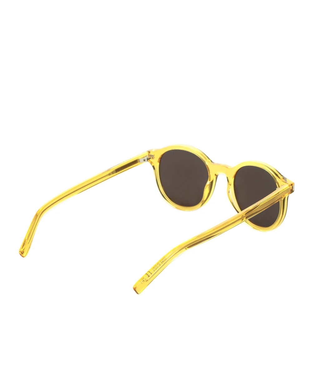 Солнцезащитные очки Saint Laurent 690906-Y9901, желтый цвет • Купить в интернет-магазине Kameron