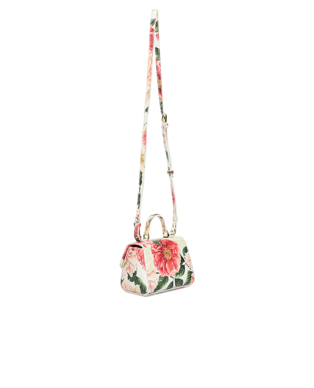 Кожаная сумка Dolce&Gabbana Kids EB0103-AM459-, белый цвет • Купить в интернет-магазине Kameron
