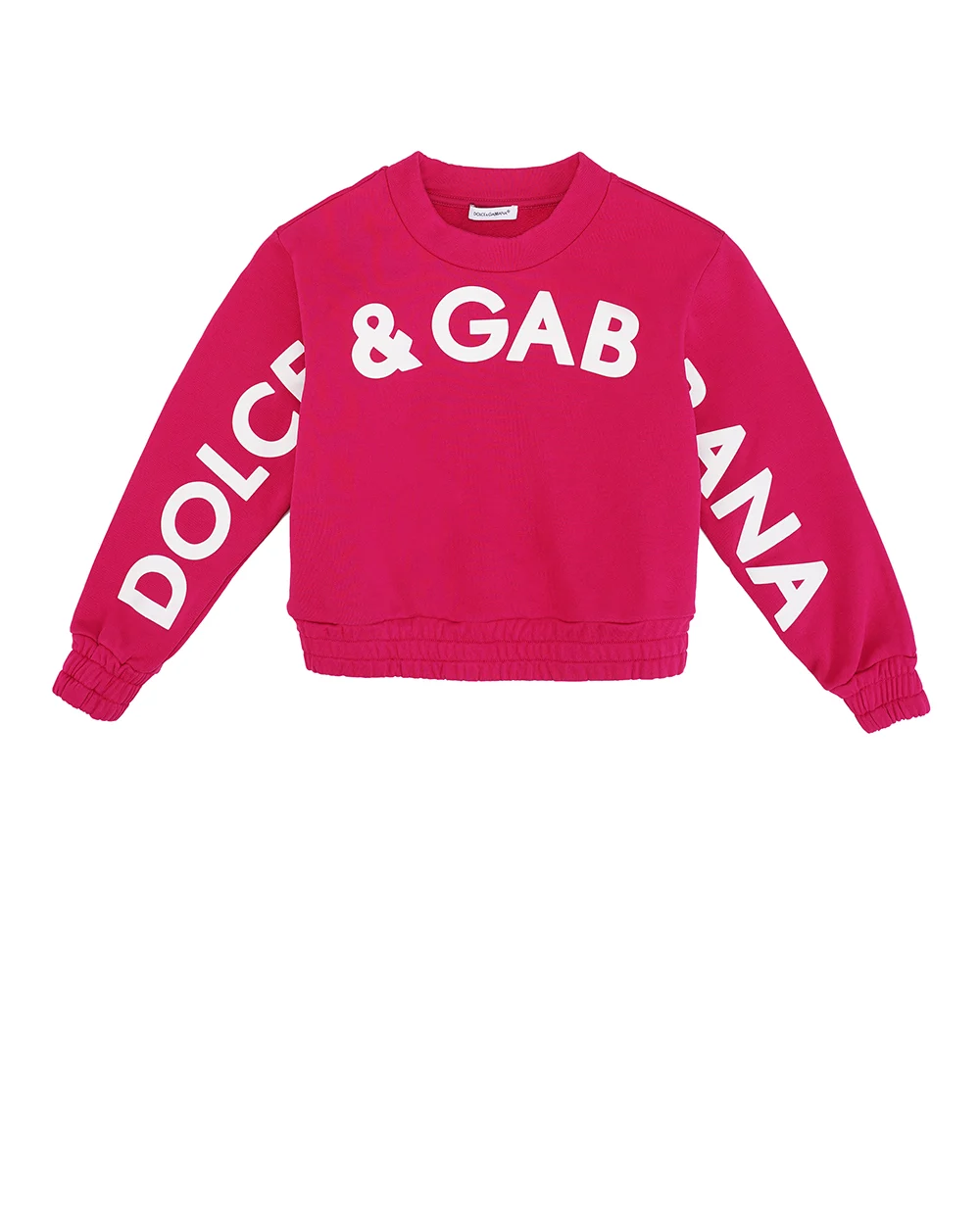 Детский свитшот (костюм) Dolce&Gabbana Kids L5JW9J-G7KX3-B, малиновый цвет • Купить в интернет-магазине Kameron