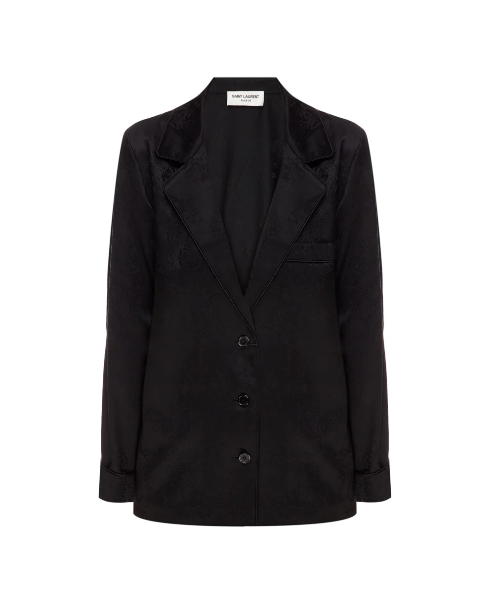Верх от пижамы Saint Laurent 652293-Y234T, черный цвет • Купить в интернет-магазине Kameron