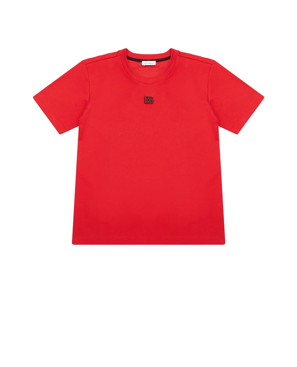 Детская футболка Dolce&Gabbana Kids L4JTDM-G7BUG-B, красный цвет • Купить в интернет-магазине Kameron