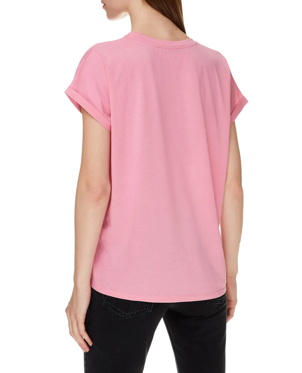 Футболка Balmain UF11351I382-S, розовый цвет • Купить в интернет-магазине Kameron