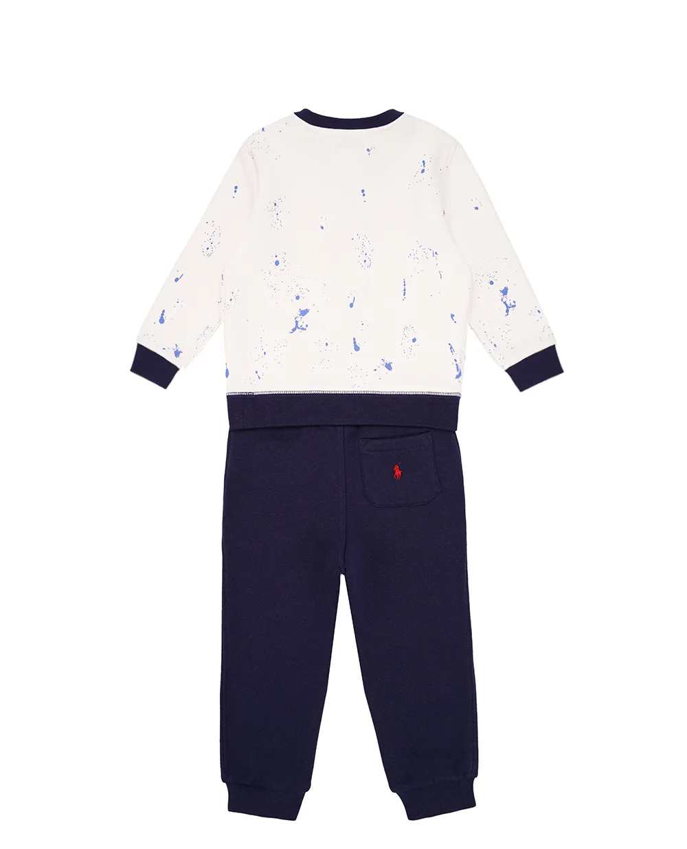 Дитячий костюм Polo Bear (світшот, штани) Polo Ralph Lauren Kids 320926956001, білий колір • Купити в інтернет-магазині Kameron