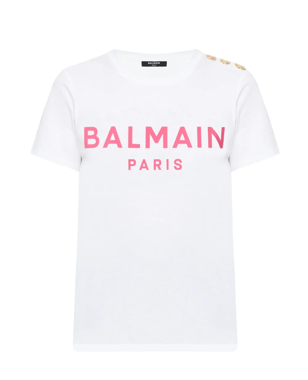 Футболка Balmain VF11350B001, белый цвет • Купить в интернет-магазине Kameron