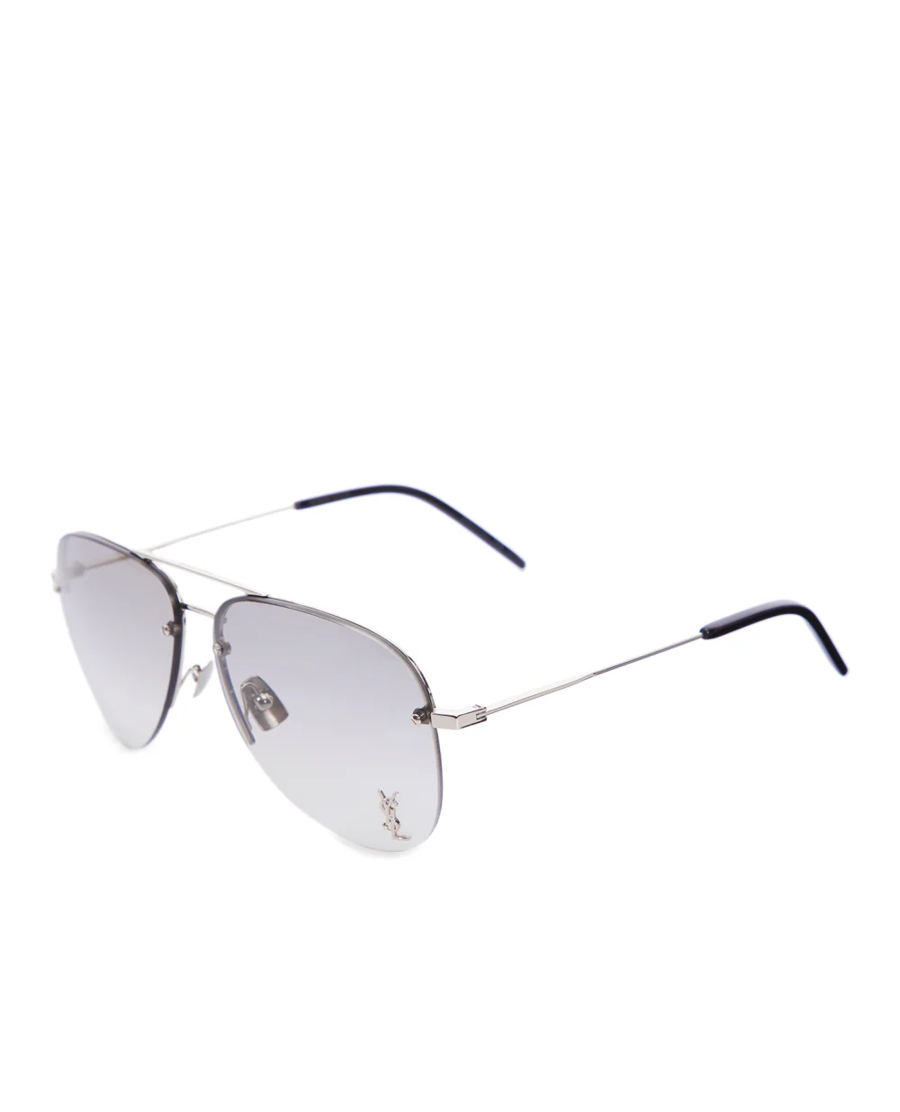 Солнцезащитные очки Saint Laurent SL CLASSIC 11 M-005, серый цвет • Купить в интернет-магазине Kameron