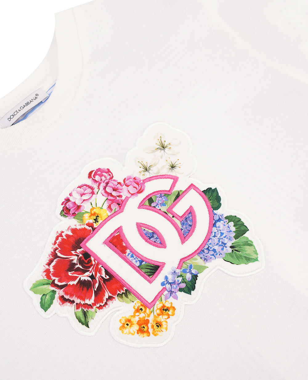 Детская футболка Dolce&Gabbana Kids L5JTPC-G7O3X-S, разноцветный цвет • Купить в интернет-магазине Kameron