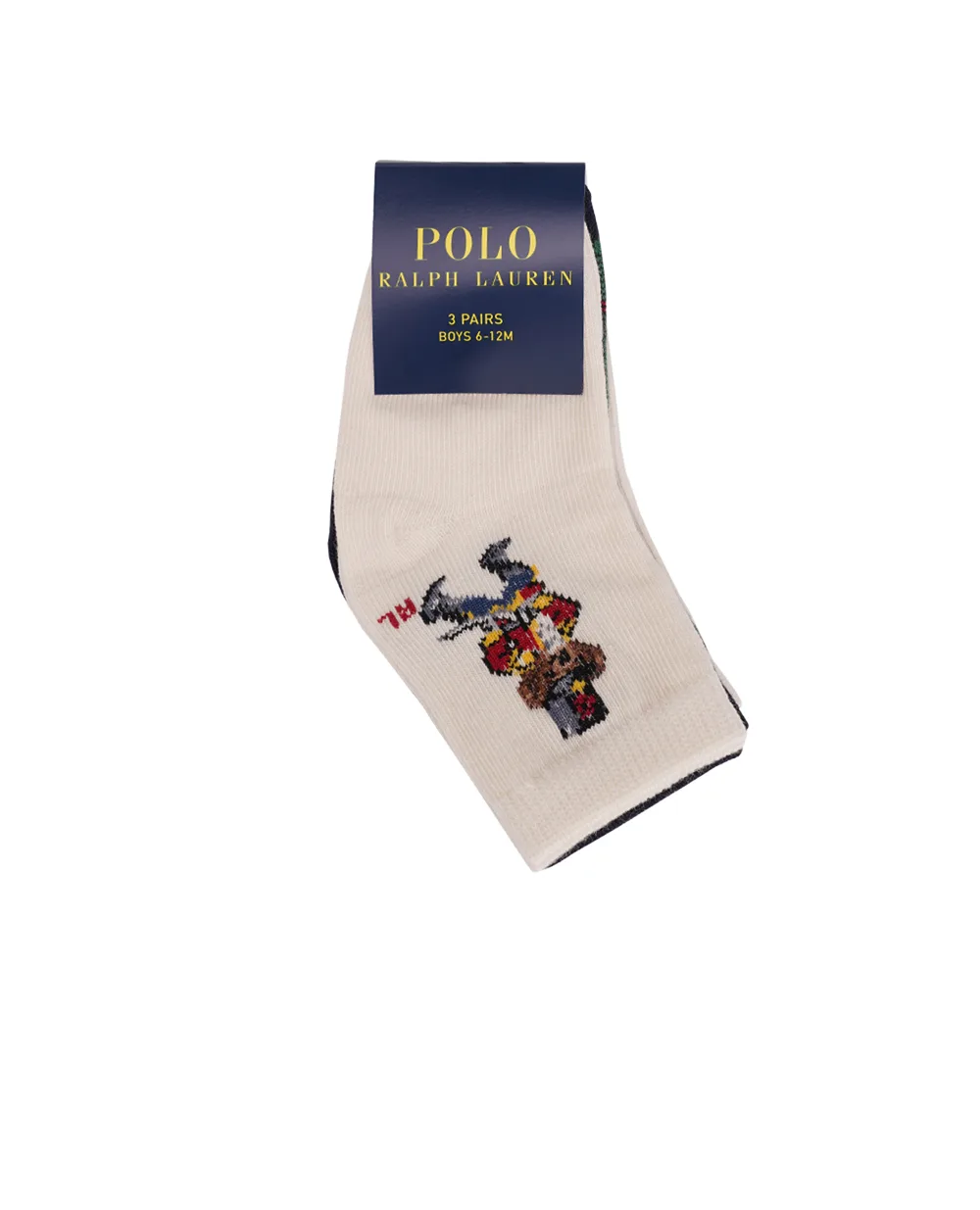 Детские носки Polo Bear (3 пары) Polo Ralph Lauren Kids 441927567001, разноцветный цвет • Купить в интернет-магазине Kameron