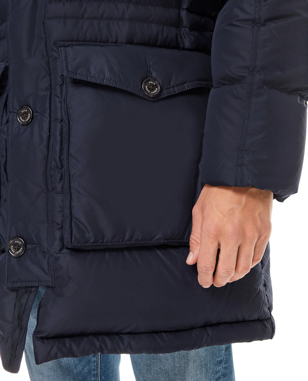 Пуховик Polo Ralph Lauren 710847108001, синий цвет • Купить в интернет-магазине Kameron