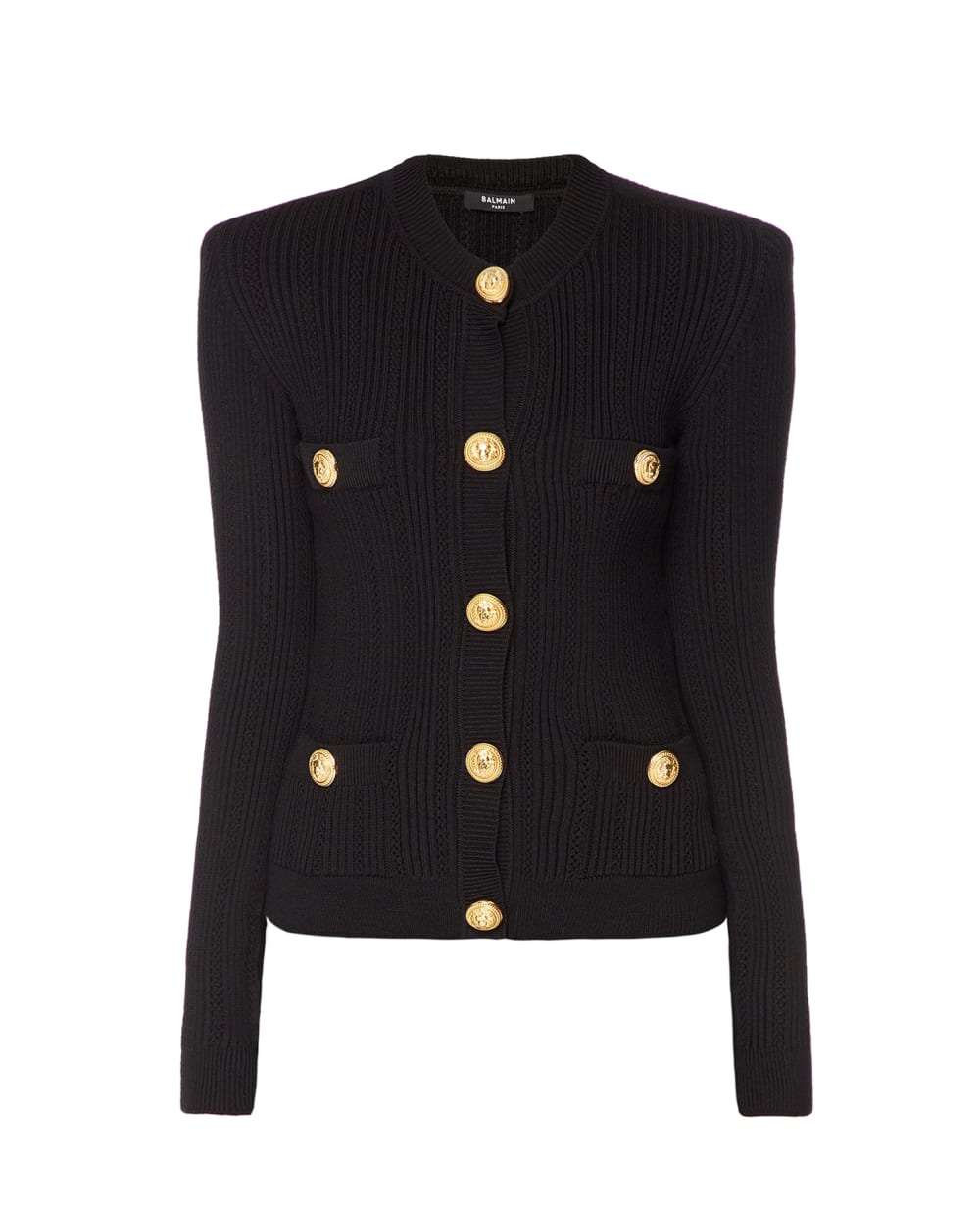Кардиган Balmain YF1KL005KB39, черный цвет • Купить в интернет-магазине Kameron