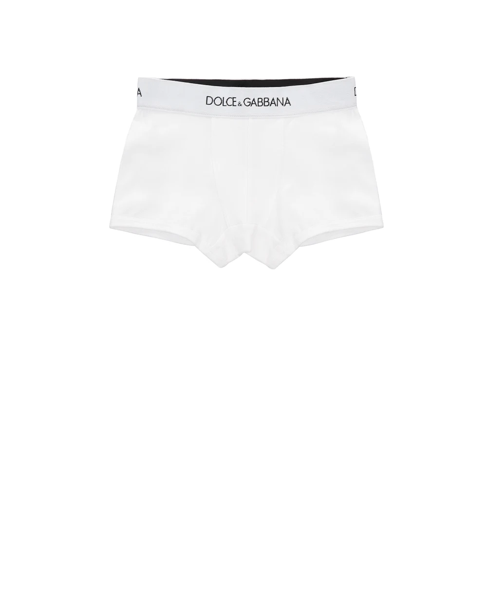 Детские боксеры (2 шт) Dolce&Gabbana Kids L4J701-G7OCT, белый цвет • Купить в интернет-магазине Kameron