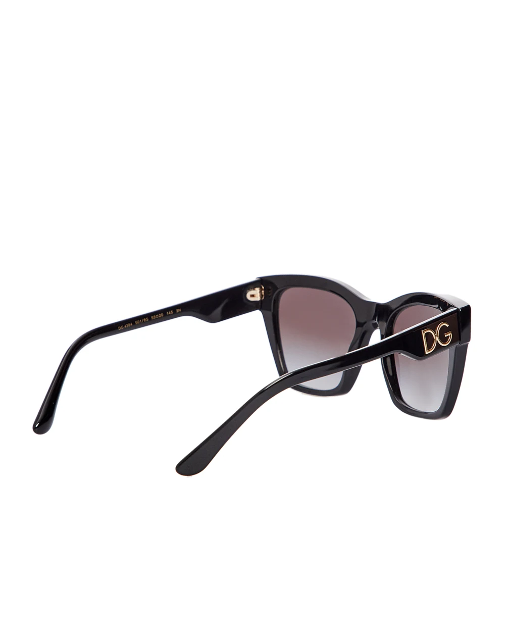 Солнцезащитные очки Dolce&Gabbana 4384501/8G53, черный цвет • Купить в интернет-магазине Kameron