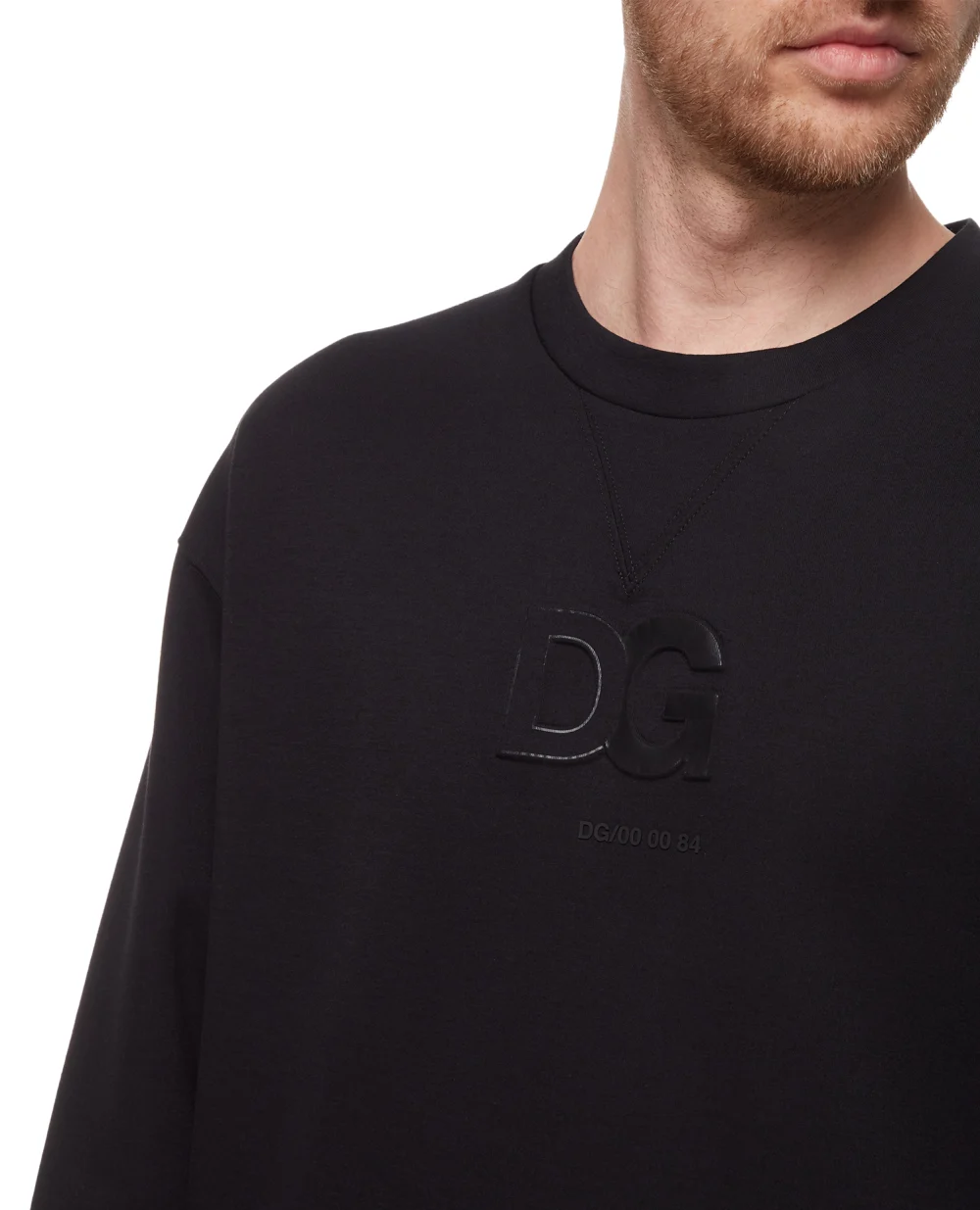 Свитшот Dolce&Gabbana G9VA5Z-HU7IH, черный цвет • Купить в интернет-магазине Kameron
