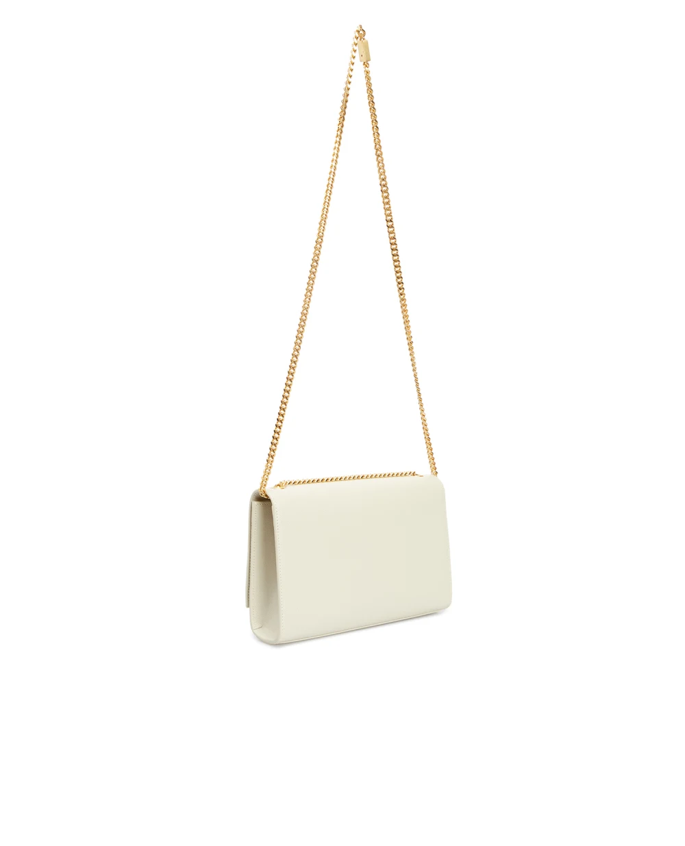 Кожаная сумка Kate Medium Saint Laurent 364021-BOW0J-, белый цвет • Купить в интернет-магазине Kameron