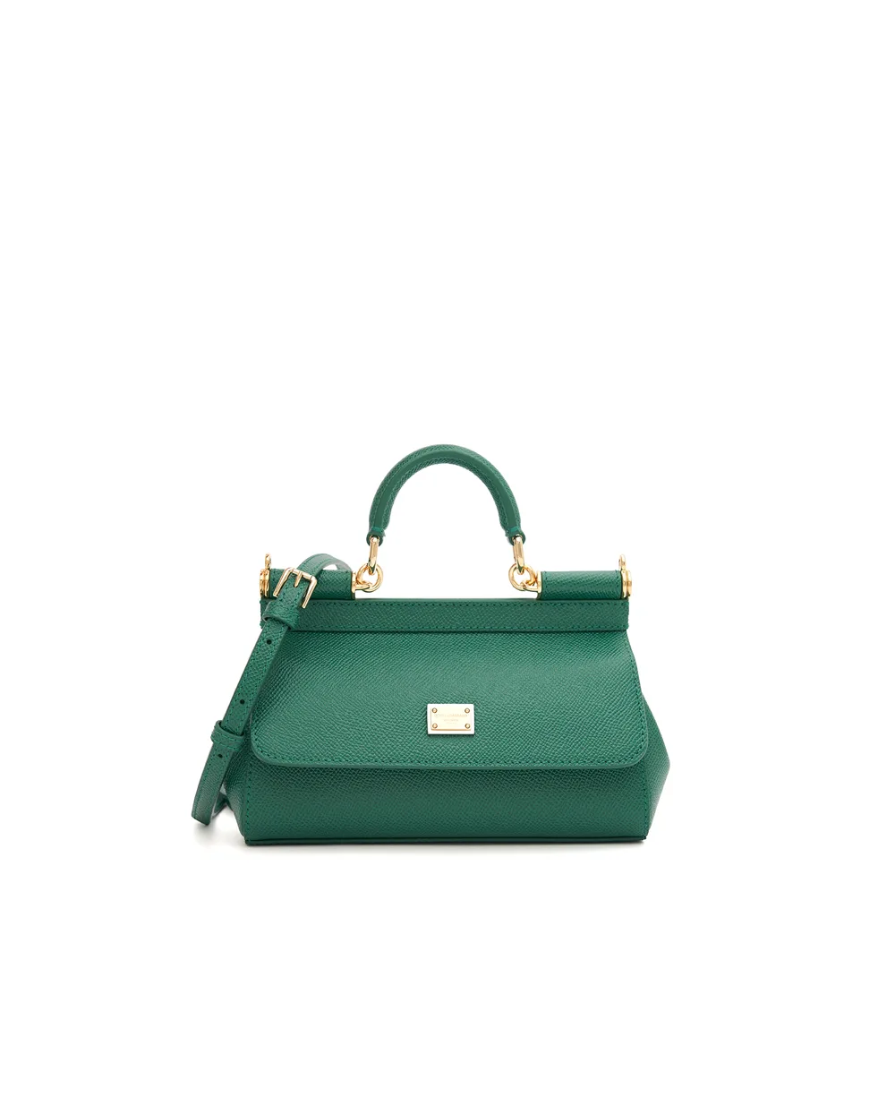 Сумка Sicily Small из телячьей кожи Dolce&Gabbana BB7116-B1001, зелений колір • Купити в інтернет-магазині Kameron