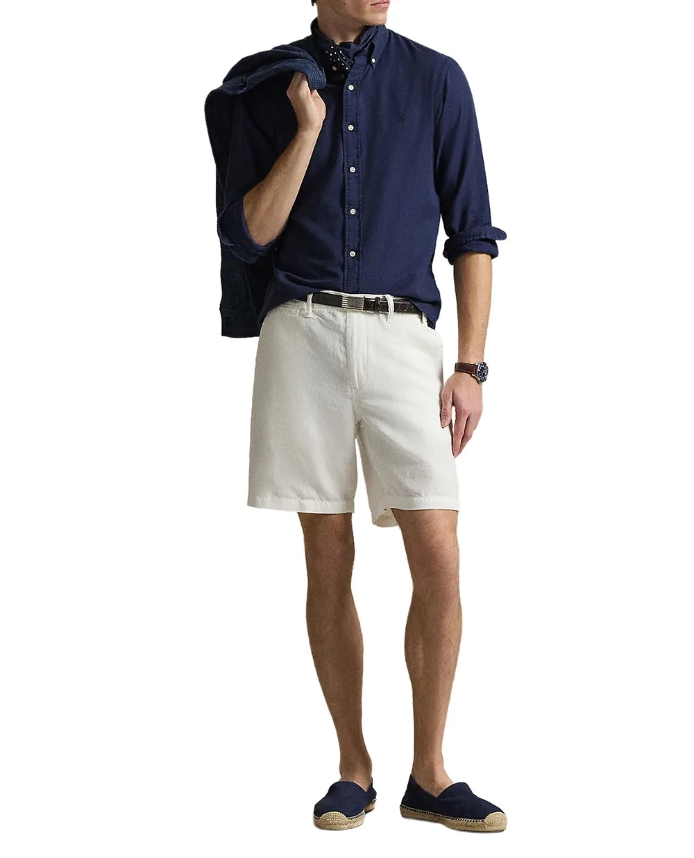 Сорочка Dobby Polo Ralph Lauren 710P07183003, темно-синій колір • Купити в інтернет-магазині Kameron