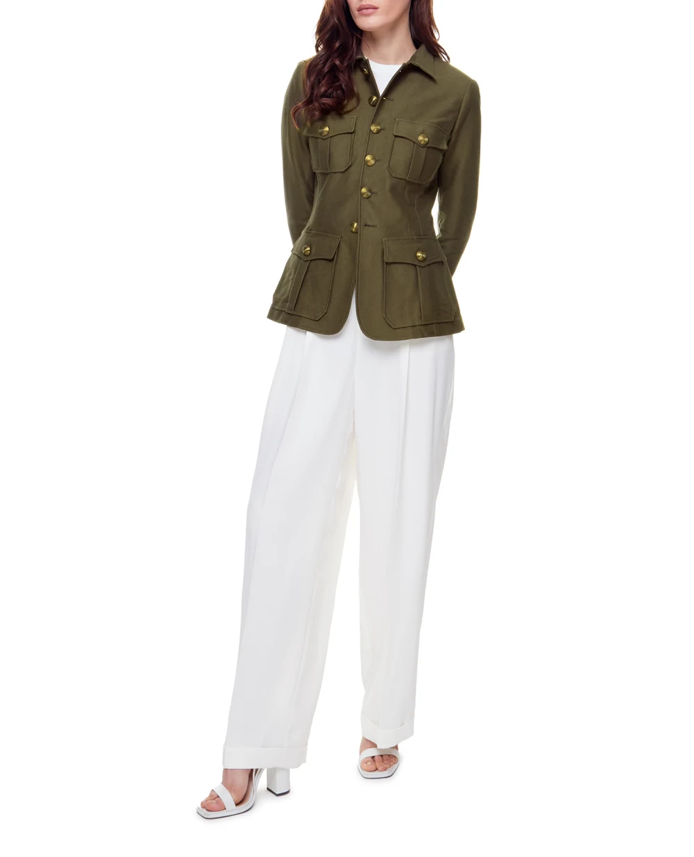Блейзер Polo Ralph Lauren 211827938002, оливковый цвет • Купить в интернет-магазине Kameron