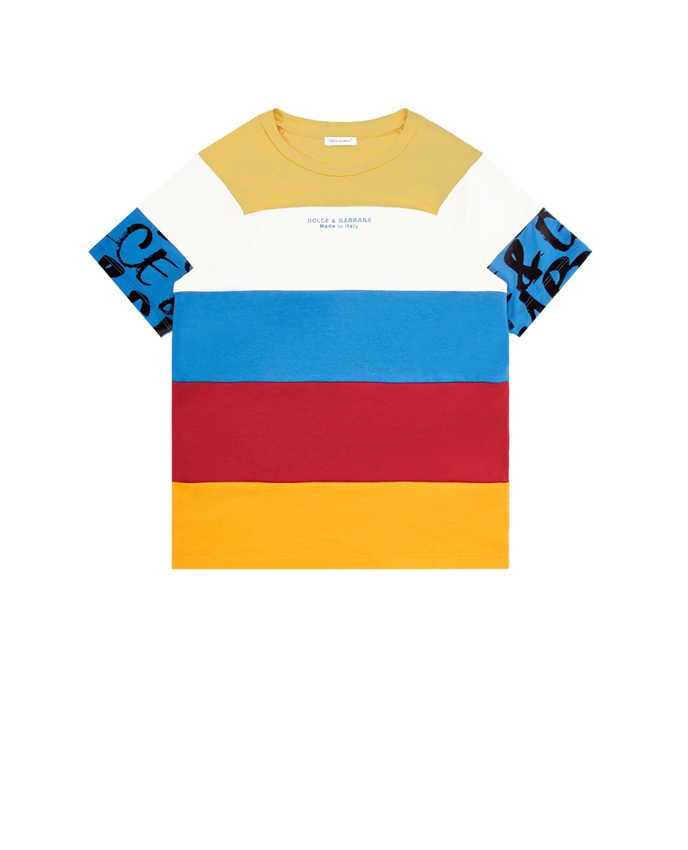Футболка Dolce&Gabbana Kids L4JTDR-G7A9T-B, разноцветный цвет • Купить в интернет-магазине Kameron