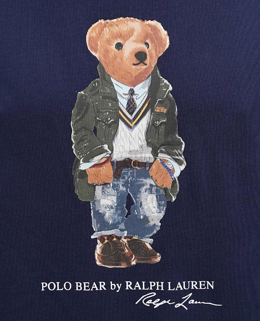 Футболка Polo Bear Polo Ralph Lauren 710854497034, темно-синий цвет • Купить в интернет-магазине Kameron