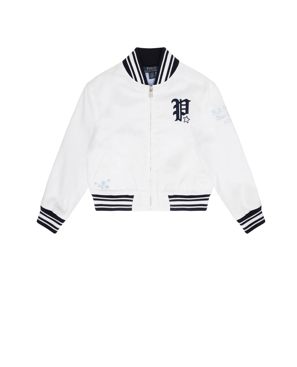 Бомбер Polo Ralph Lauren Kids 312736042001, белый цвет • Купить в интернет-магазине Kameron