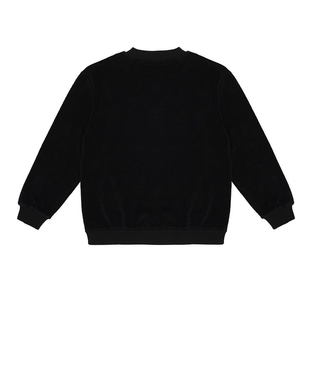 Детский свитшот Dolce&Gabbana Kids L4JWGV-G7I8U-B, черный цвет • Купить в интернет-магазине Kameron