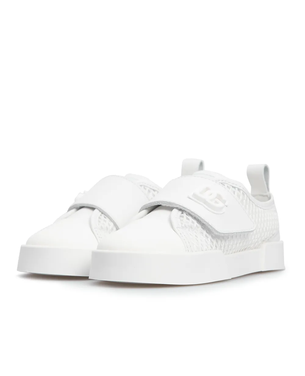 Детские кеды Dolce&Gabbana Kids DN0167-AY232, белый цвет • Купить в интернет-магазине Kameron
