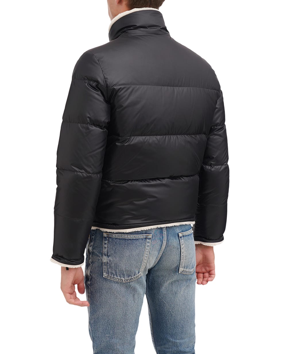 Пуховик Saint Laurent 745644-Y9G12, черный цвет • Купить в интернет-магазине Kameron