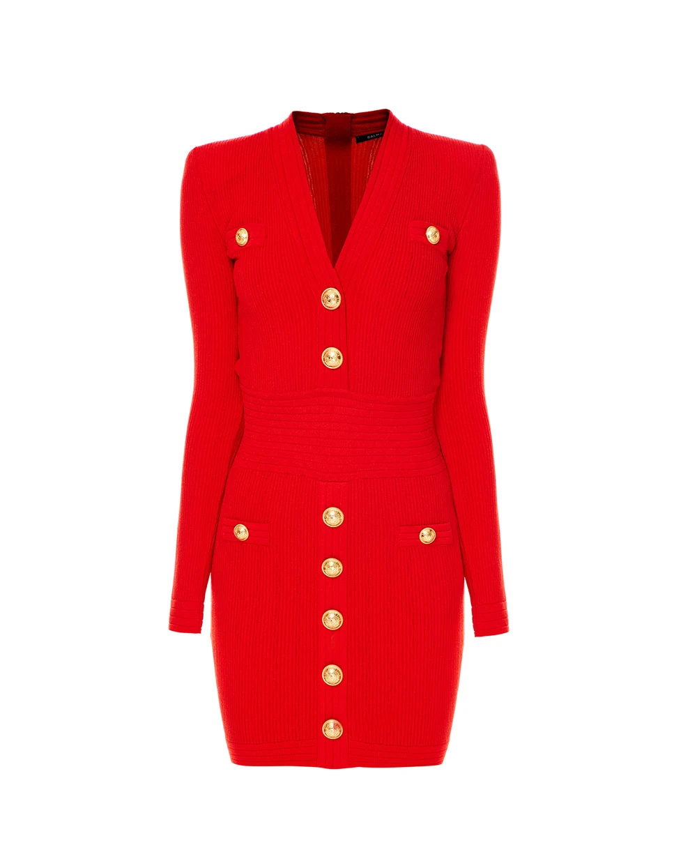 Платье Balmain WF0R8060K211-S, красный цвет • Купить в интернет-магазине Kameron