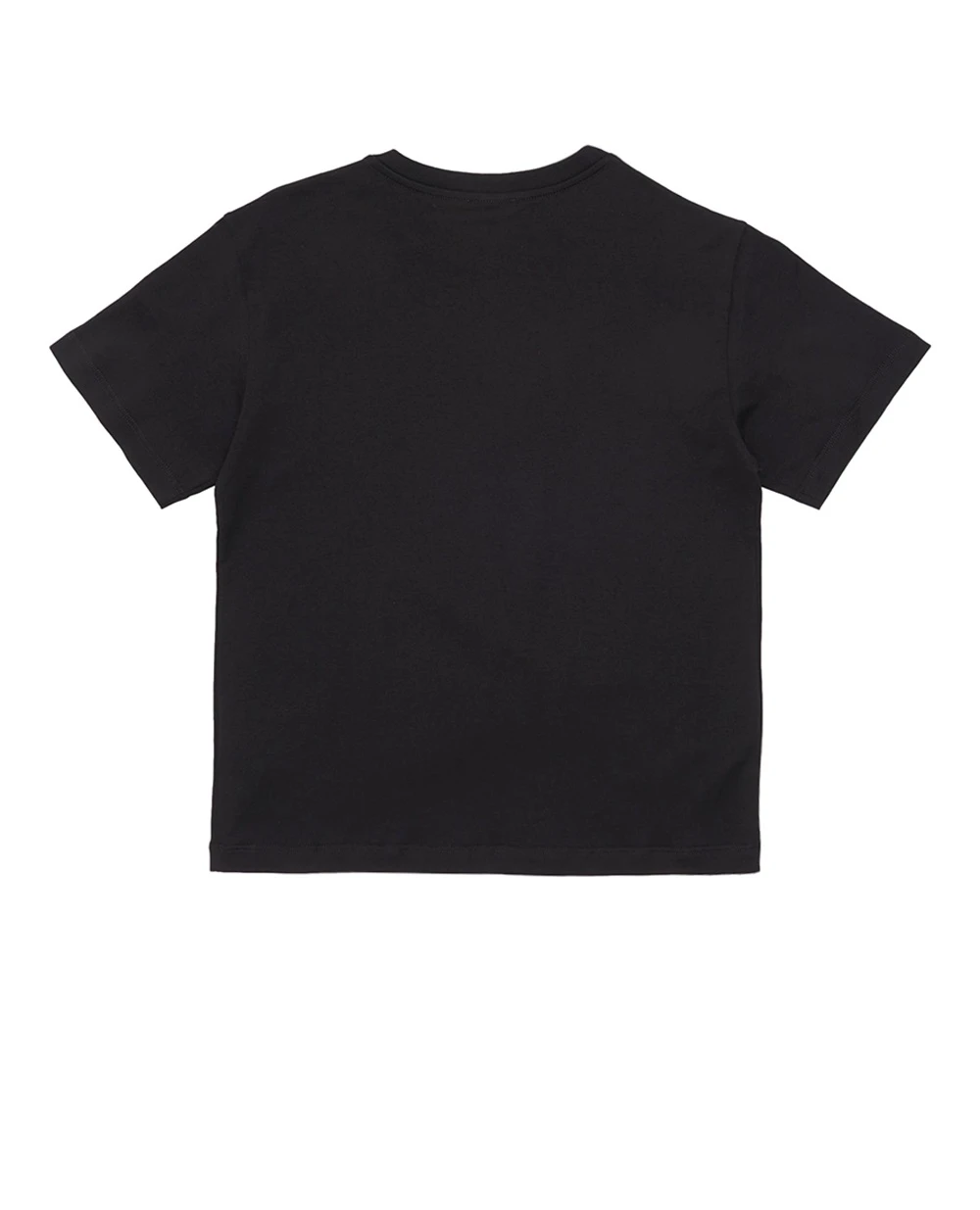 Детская хлопковая футболка Dolce&Gabbana Kids L4JTEY-G7E5G-S, черный цвет • Купить в интернет-магазине Kameron