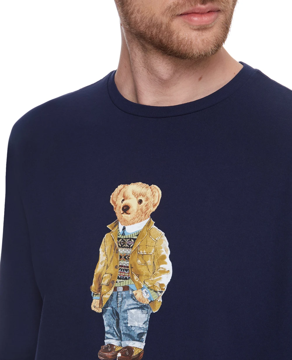 Лонгслив Polo Ralph Lauren 710828276001, синий цвет • Купить в интернет-магазине Kameron