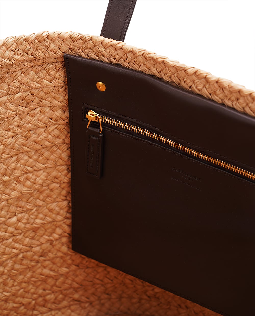 Сумка Panier Tote Bag Saint Laurent 693242-GQTHJ, бежевый цвет • Купить в интернет-магазине Kameron