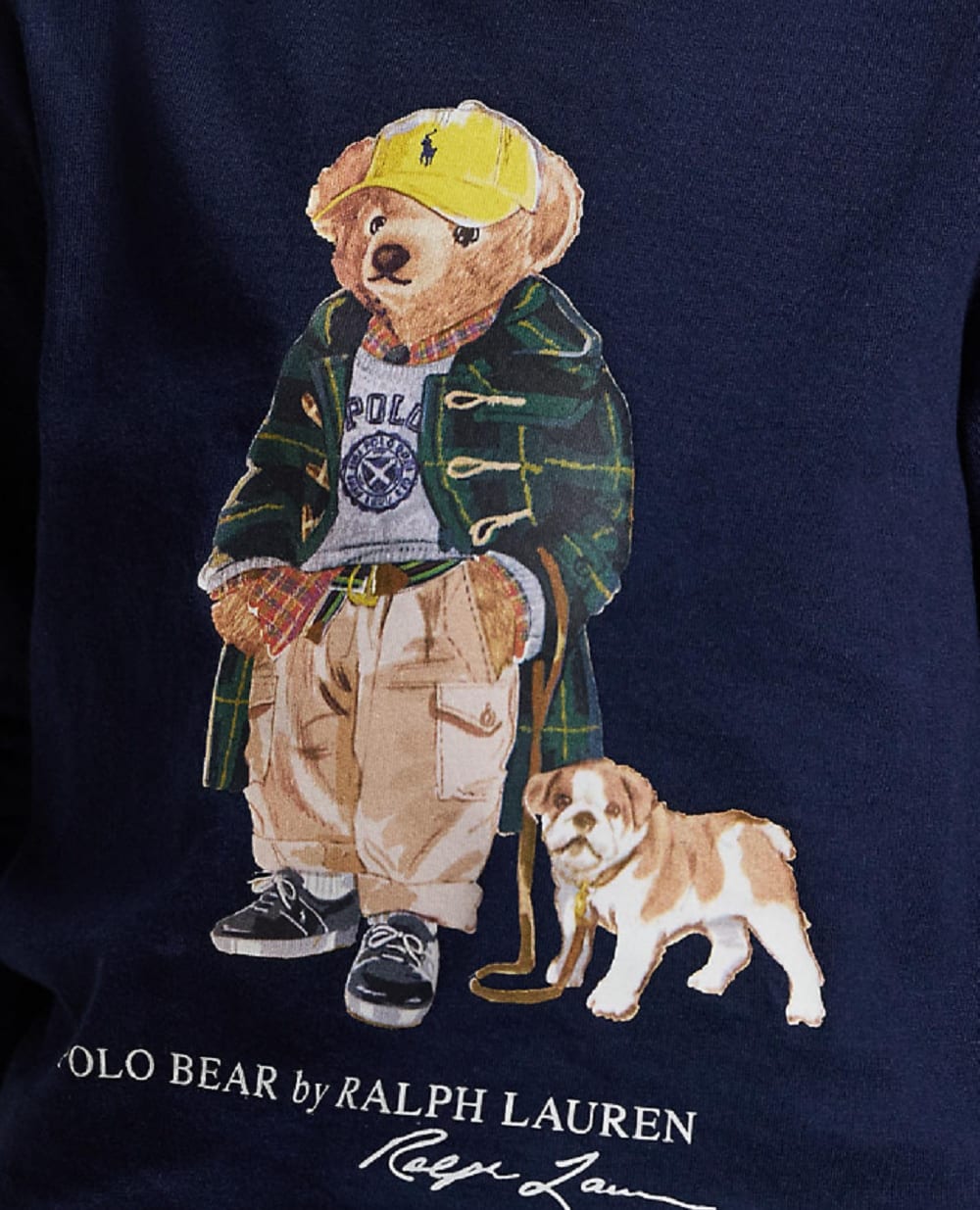Детский лонгслив Polo Bear Polo Ralph Lauren Kids 322981177001, синий цвет • Купить в интернет-магазине Kameron
