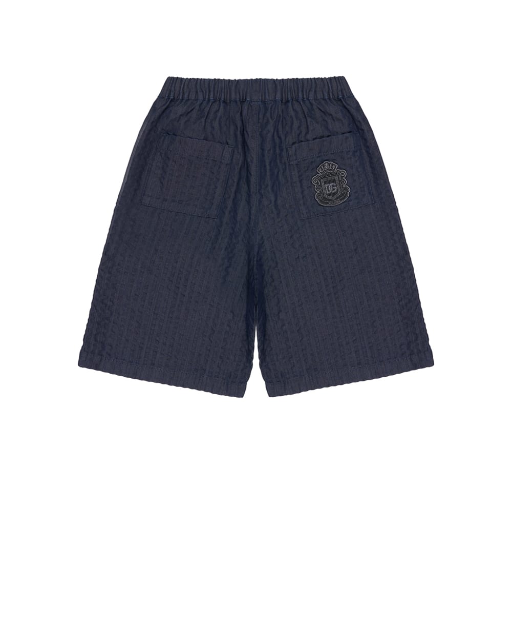 Детские шорты (костюм) Dolce&Gabbana Kids L44Q10-LDD54-B, синий цвет • Купить в интернет-магазине Kameron